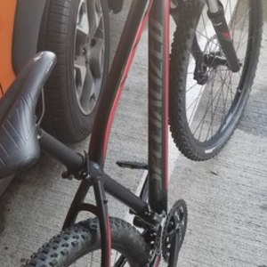 2015 Specialized Rockhopper Black and Red