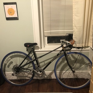 1985 Shogun Mixte Black and Blue