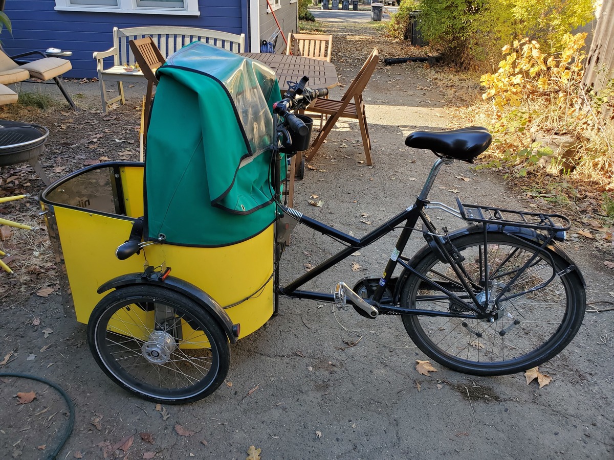 2017 Nihola Step through cargo tricycle (front storage)