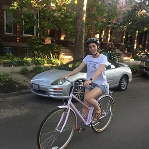 2017 Breezer Downtown Ex - step thru Pink