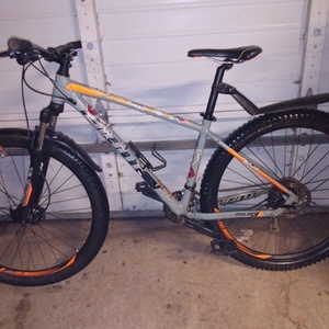 2019 Giant Talon29 3 Silver, gray or bare metal and Black