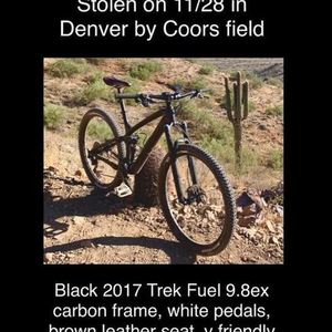 2017 Trek Fuel ex 9.8 Black
