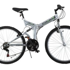 Stowabike 26'' steel Stowabike folding frame Silver or Gray