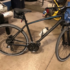 2019 Specialized 92419-7304 Black and Silver, gray or bare metal