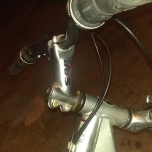 Schwinn 26 sidewinder Silver, gray or bare metal and Blue