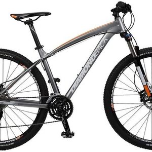 2015 Diamondback 22 inch frame Silver, gray or bare metal and Orange