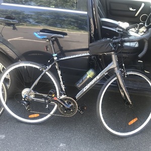 2020 Malvern Star 6061SL, hydro formed alloy with taper... Silver, gray or bare metal and Black