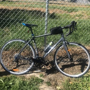 2020 Malvern Star 6061SL, hydro formed alloy with taper... Silver, gray or bare metal and Black