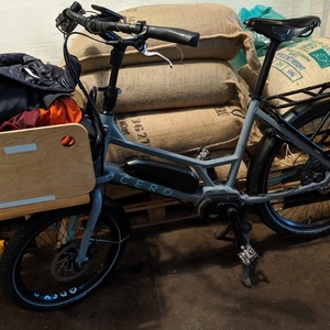 2018 Cero One cargo bike (front storage) Blue