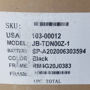 Rad Power Bikes RM4G20J0383 Black