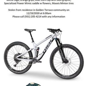 2018 Trek Fuel EX 8 Silver, gray or bare metal
