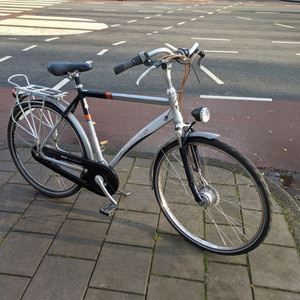 Batavus Weekend Silver, gray or bare metal