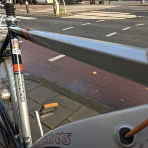 Batavus Weekend Silver, gray or bare metal