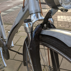 Batavus Weekend Silver, gray or bare metal