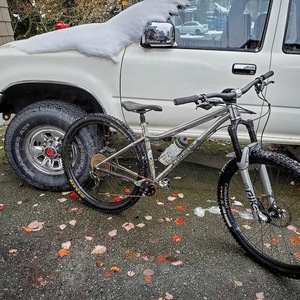 2018 Chromag Rootdown Silver, gray or bare metal