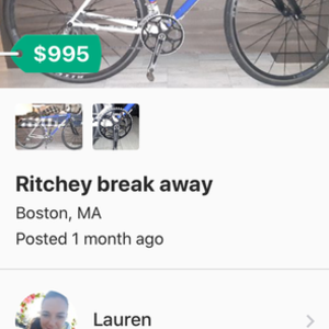 2006 Ritchey Break-Away Blue and White