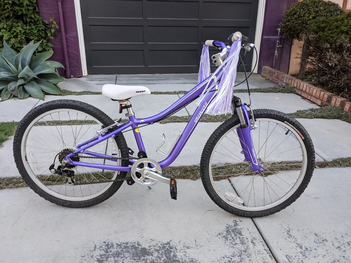 specialized hotrock 24 girl purple