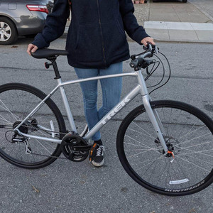 2021 Trek FX 2 WSD DISC Silver, gray or bare metal