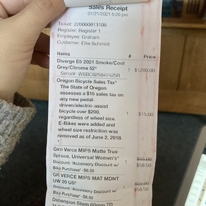 2021 Specialized Diverge E5 Silver, gray or bare metal