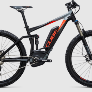 2017 Cube Hybrid Black and Red