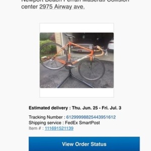 2015 LeMond Sarthe Orange