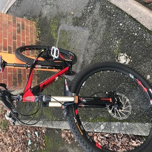 2017 Boardman Bikes 16" MTB Hybrid Black and Red