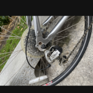 2009 Trek 7200 Silver, gray or bare metal and Black