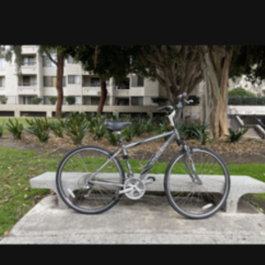 2009 Trek 7200 Silver, gray or bare metal and Black