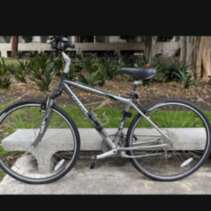 2009 Trek 7200 Silver, gray or bare metal and Black