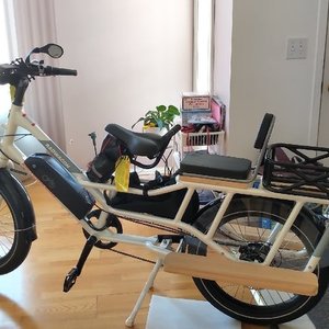 2021 Rad Power Bikes RadWagon 4 cargo bike (rear storage) White