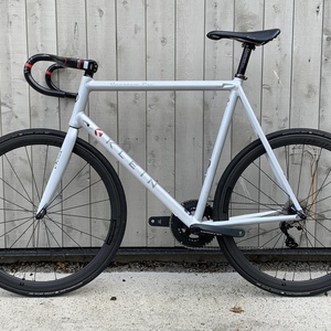 1999 Klein Bikes Quantum Pro White and Silver, gray or bare metal