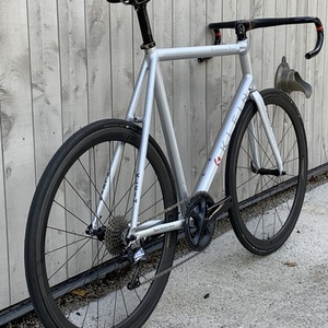 1999 Klein Bikes Quantum Pro White and Silver, gray or bare metal