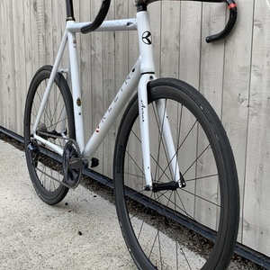 1999 Klein Bikes Quantum Pro White and Silver, gray or bare metal