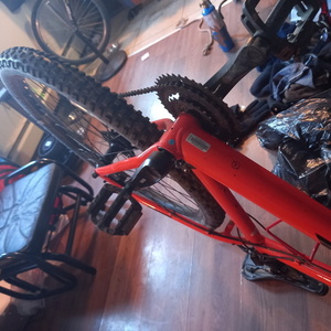 2019 Trek 19.5 xl Orange, Black, and Stickers tape or other cover-up