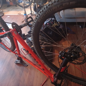 2019 Trek 19.5 xl Orange, Black, and Stickers tape or other cover-up
