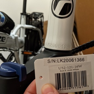 2021 Rize Bikes Folding White