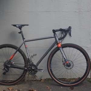 2016 Niner RLT 9 Steel Silver, gray or bare metal