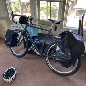 2020 Surly Disc Trucker Silver, gray or bare metal