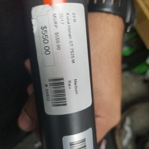 2018 Kona Honzo St Silver, gray or bare metal