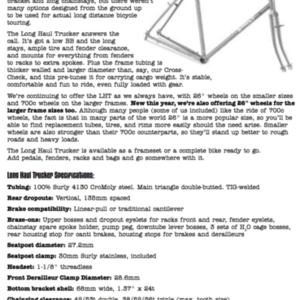 2010 Surly Long Haul Trucker Silver or Gray and Black