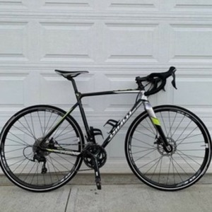 2017 Giant TCX SLR 2 Black, Silver, gray or bare metal, and Green