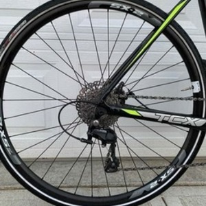 2017 Giant TCX SLR 2 Black, Silver, gray or bare metal, and Green
