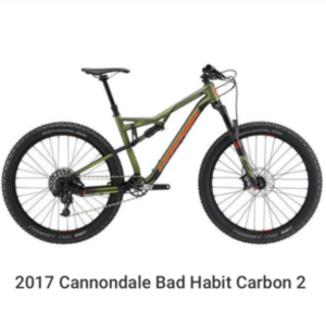 2017 Cannondale Bad Habit Carbon 2 Green