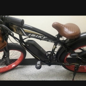 Unknown personal mobility device (electric scooter, skateboard, unicycle, etc) Black and Red