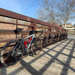 2017 Cannondale Slate Silver, gray or bare metal and Orange
