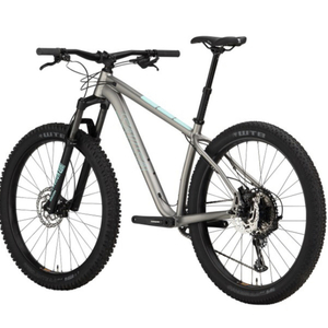 2020 Salsa Timberjack SLX Silver, gray or bare metal and Teal