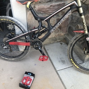 2012 Santa Cruz V10c Black and Red