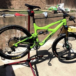 2016 Ibis Mojo HD3 WRX Green and Black