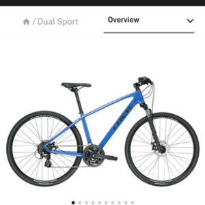 2020 Trek Dual Sport 1 Blue