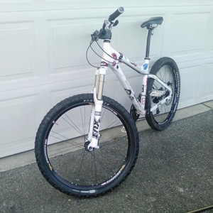 2006 Mountain Cycles Rumble White and Stickers tape or other cover-up